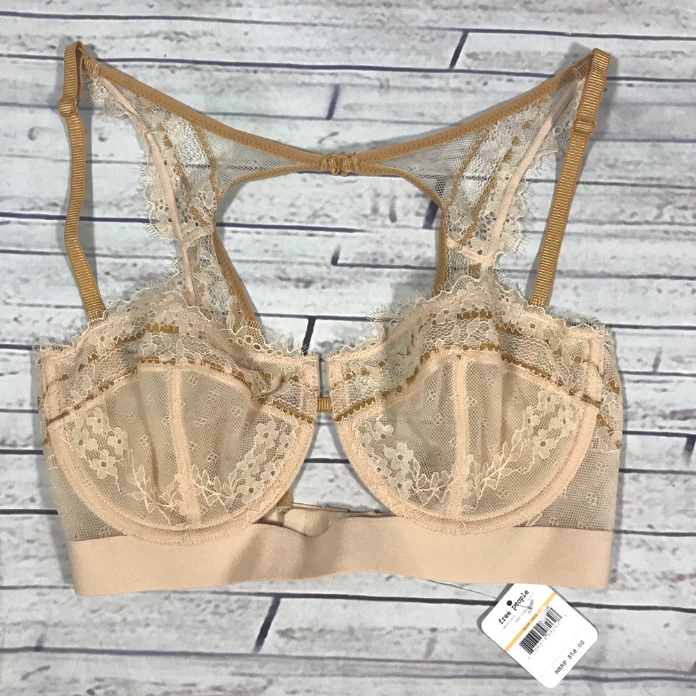 NWT Free People Hour Of Dawn Lace Bra - Select Sz